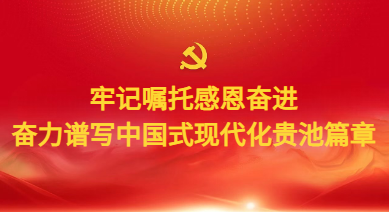 牢記囑托感恩奮進(jìn)奮力譜寫中國(guó)式現(xiàn)代化貴池篇章